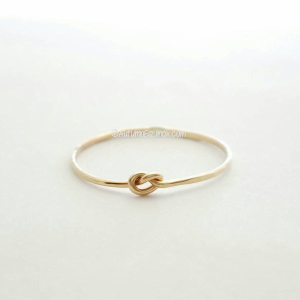 Thin Knot Ring 14k Gold Filled