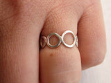 Bubble Ring in Sterling Silver