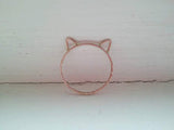 Cat Ears Ring Cat Ring 14k Rose Gold Fill