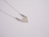 Triangle Necklace Gold or Silver