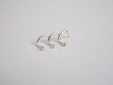 Nose Screw Rose Gold and Sterling Silver