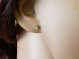 Chrysoprase Stud Earrings