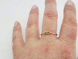 Infinity Knot Ring 14k Gold Filled