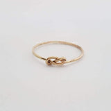 Infinity Knot Ring 14k Gold Filled