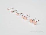 Stud Earrings 14k Rose Gold Filled