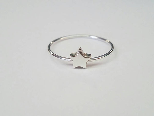 Star Ring Sterling Silver Celestial Ring