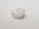 Princess Crown Ear Cuff Sterling Silver