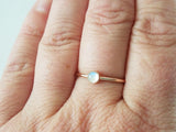 Rainbow Moonstone Ring in 14k Gold Filled