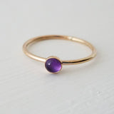 Gold Amethyst Ring