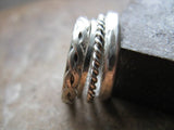 Stacking Rings in Sterling Silver