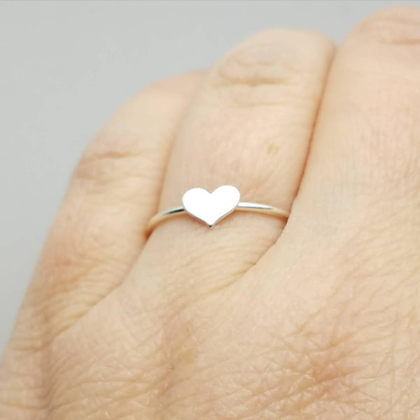 Sterling Silver Heart Ring