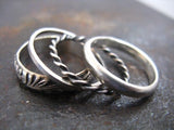 Elements Stacker Rings Set of Four