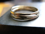 Three 14k Gold Fill Thinny Stacker Rings