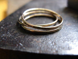 Three 14k Gold Fill Thinny Stacker Rings