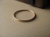 Thin Stacking Ring in 14k Gold Fill