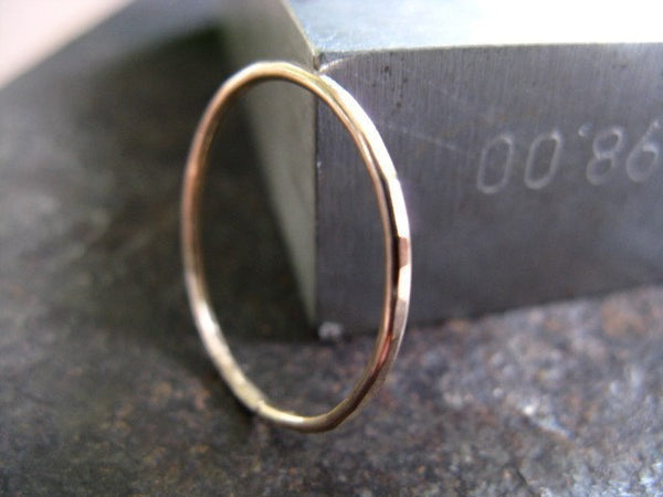 Thin Stacking Ring in 14k Gold Fill