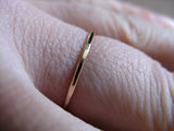 Thin Stacking Ring in 14k Gold Fill