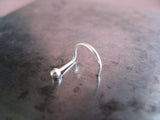Sterling silver nose stud