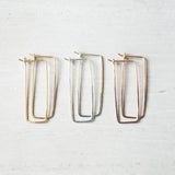 Rectangle Hoop Earrings