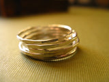 Sterling Silver Stacking Rings Set of 5