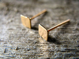 Square Stud Earrings 14k Gold Fill