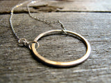 Sterling Silver Circle Necklace