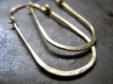 Oval Hoop Earrings