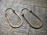 Oval Hoop Earrings