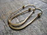 Oval Hoop Earrings