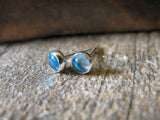 Swiss Blue Topaz Sterling Silver Earrings