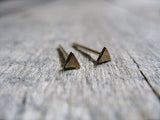 Triangle Stud Earrings in 14k Gold Fill