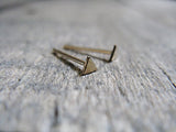 Triangle Stud Earrings in 14k Gold Fill