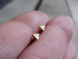 Triangle Stud Earrings in 14k Gold Fill