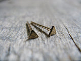 Triangle Stud Earrings in 14k Gold Fill