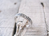 Sterling silver Grecian band