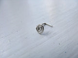 Spiral Nose Stud Sterling Silver