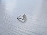 Spiral Nose Stud Sterling Silver