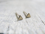 Triangle Stud Earrings in 14k Gold Fill