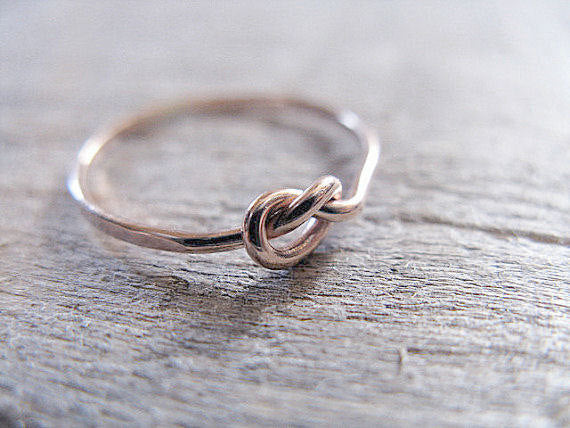 Knot Ring 14k Rose Gold Filled