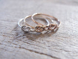 Knot Ring 14k Rose Gold Filled