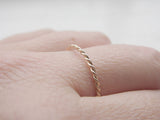 Twist Ring 14k Gold Filled