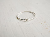 Thin Knot Ring Sterling Silver