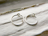 Sterling Silver Tragus Hoop Earrings