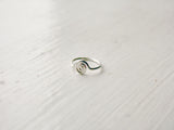 Spiral Nose Hoop Tragus Hoop Sterling Silver