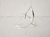 Whale Tail Ring Mustache Ring Butterfly Wing Ring