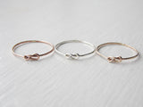 Thin Infinity Ring 14k Gold Fill Stacking Ring Knot