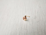 Spiral Nose Stud 14k Rose Gold Fill