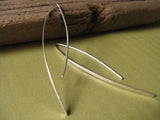 Sterling Silver Sliver Earrings