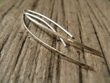 Sterling Silver Sliver Earrings