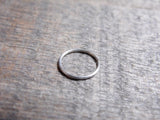 Catchless Hoop Sterling Silver